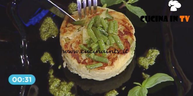 La Prova del Cuoco - Frittata di spaghetti al pesto ricetta Gian Piero Fava