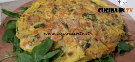 Cotto e mangiato - Frittata patate funghi e spinacini ricetta Tessa Gelisio