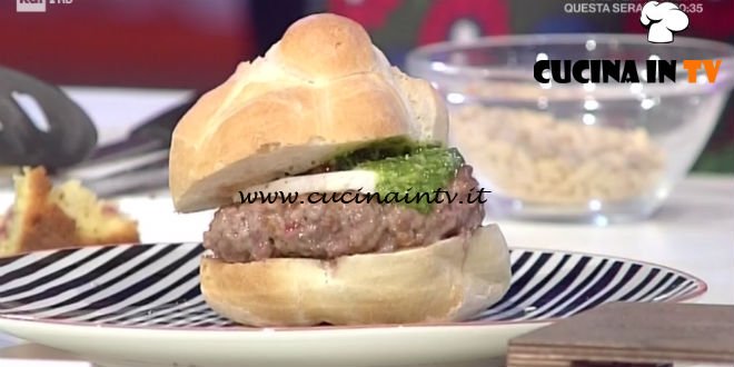 Domenica In - Hamburger all'italiana ricetta Benedetta Parodi