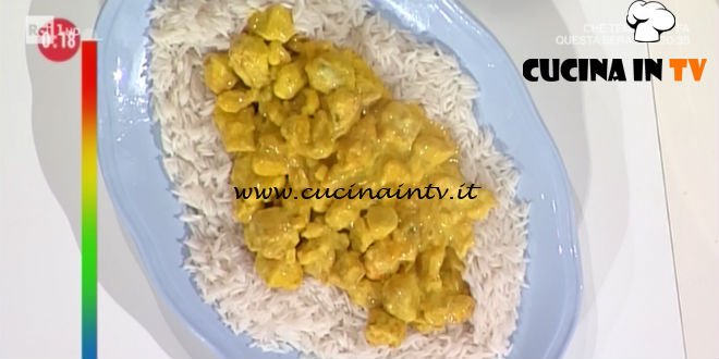 Domenica In - Pollo al curry con riso basmati ricetta Benedetta Parodi