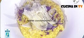 La Prova del Cuoco - Risotto al radicchio zafferano e arancia ricetta Sergio Barzetti