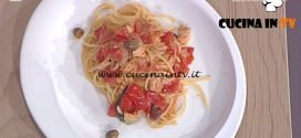 La Prova del Cuoco - Spaghetti al sugo di tonno ricetta Riccardo Facchini
