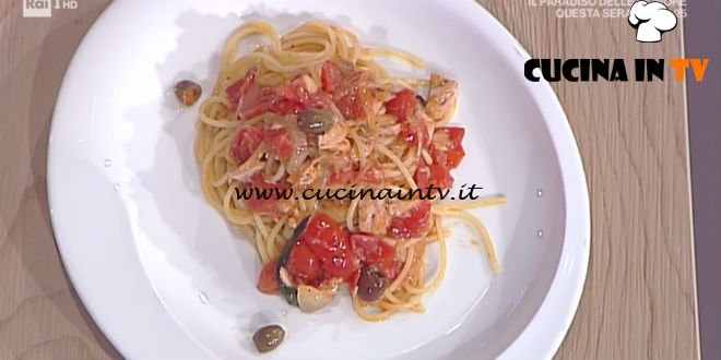 La Prova del Cuoco - Spaghetti al sugo di tonno ricetta Riccardo Facchini