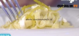 La Prova del Cuoco - Tagliolini al limone profumati ricetta Valerio Braschi