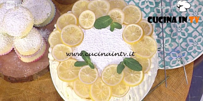 La Prova del Cuoco - Torta al limone al microonde ricetta Natalia Cattelani