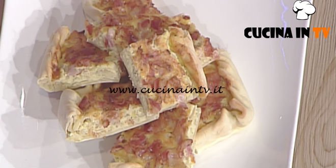 La Prova del Cuoco - Torta rustica bacon e cipolla ricetta Ivano Ricchebono
