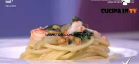 Detto Fatto - Spaghettoni con bieta e gamberi ricetta Ilario Vinciguerra