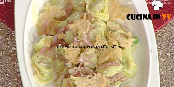 La Prova del Cuoco - Tortellini panna prosciutto e piselli ricetta Ivano Ricchebono