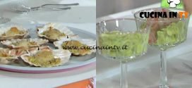 Domenica In - Capesante gratinate e cocktail di avocado e gamberi ricetta Benedetta Parodi