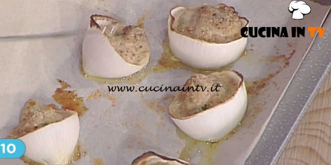 La Prova del Cuoco - Cipolle ripiene di carne con mascarpone ricetta Ivano Ricchebono