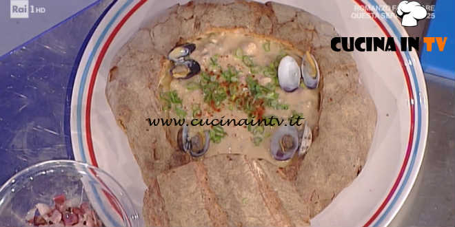 La Prova del Cuoco - Zuppa di vongole californiana ricetta Daniele Persegani