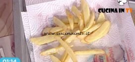La Prova del Cuoco - Bucce di patata fritte con maionese alla maggiorana ricetta Riccardo Facchini