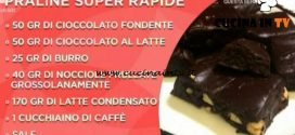 Domenica In - Praline super rapide ricetta Benedetta Parodi