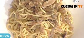 La Prova del Cuoco - Spaghetti alla chitarra con salsa montanara ricetta Cristian Bertol