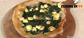 Cotto e mangiato - Torta salata semplice feta e spinaci ricetta Tessa Gelisio