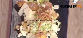 La Prova del Cuoco - Caesar salad con pollo uova alici e guanciale croccante ricetta Gian Piero Fava