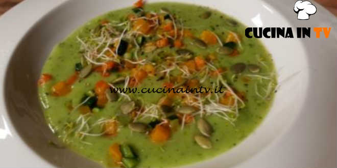 Cotto e mangiato - Crema di zucchine con verdure croccanti ricetta Tessa Gelisio