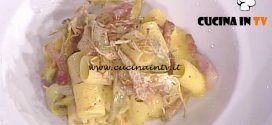 La Prova del Cuoco - Mezze maniche alla carbonara di carciofi ricetta Riccardo Facchini