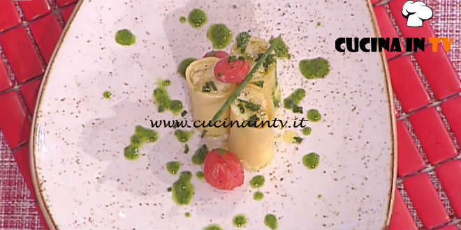 La Prova del Cuoco - Paccheri ripieni con patate e provola affumicata ricetta Marco Bottega