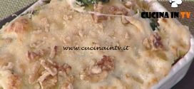 La Prova del Cuoco - Pasticcio di maccheroni con emmenthal spinaci e noci ricetta Francesca Marsetti