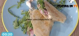 La Prova del Cuoco - Piadina con mortadella patate robiola e rucola ricetta Mauro Improta