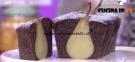 Detto Fatto - Plumcake cioccolato e pere con sorpresa ricetta Franco Aliberti