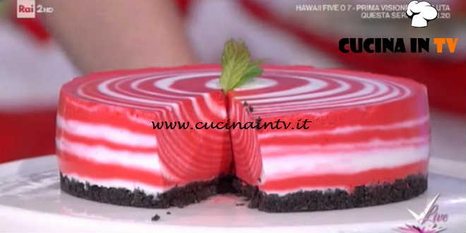 Detto Fatto - Red velvet cheesecake zebrata ricetta Francesco Saccomandi