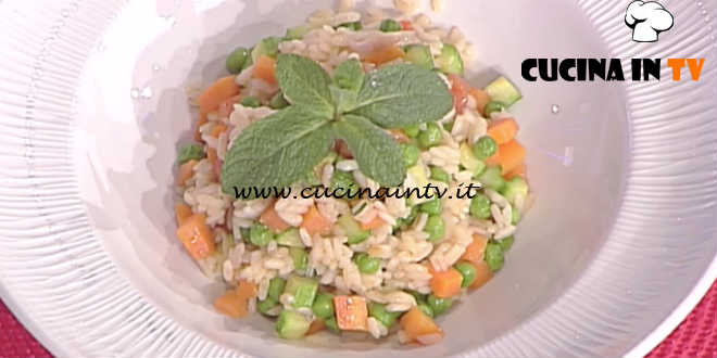 La Prova del Cuoco - Riso al salto con concassè di verdure ricetta Cristian Bertol