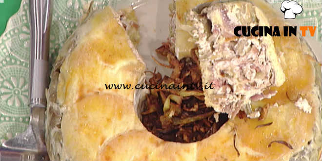 La Prova del Cuoco - Torta con carciofi e ricotta ricetta Luisanna Messeri