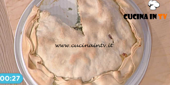 La Prova del Cuoco - Torta rustica con ricotta e spinaci ricetta Diego Bongiovanni