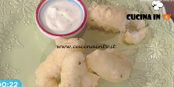 La Prova del Cuoco - Fritto di baccalà con salsa allo yogurt e lime ricetta Roberto Valbuzzi