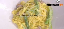 La Prova del Cuoco - Fettuccelle asparagi e vongole ricetta Mauro Improta