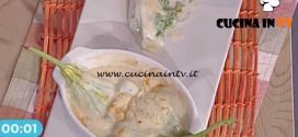 La Prova del Cuoco - Fiori di zucca ripieni di ricotta spinaci e besciamella ricetta Cesare Marretti