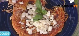 La Prova del Cuoco - Frittata di spaghetti alla sorrentina ricetta Ivano Ricchebono