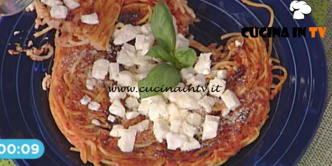La Prova del Cuoco - Frittata di spaghetti alla sorrentina ricetta Ivano Ricchebono