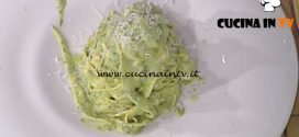 La Prova del Cuoco - Nidi di tagliatelle al pesto con crema di patate ricetta Ivano Ricchebono