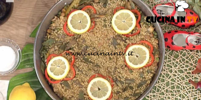 La Prova del Cuoco - Paella di verdure ricetta David Povedilla