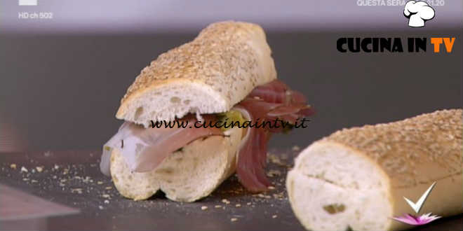 Detto Fatto - Panino Gennargentu con zucchine e speck ricetta Giorgio Borrelli