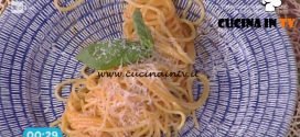 La Prova del Cuoco - Spaghetti aglio olio e peperoncino con pomodorini e pecorino ricetta Ivano Ricchebono