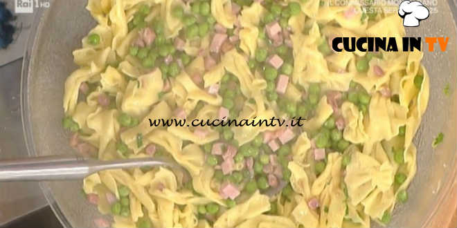 La Prova del Cuoco - Strichetti con prosciutto e piselli ricetta Alessandra Spisni