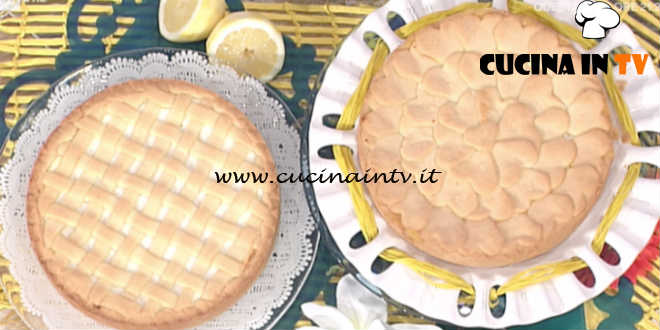 La Prova del Cuoco - Torta alla ricotta con lemon curd ricetta Natalia Cattelani