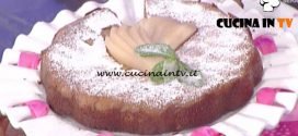 La Prova del Cuoco - Torta di pere e zenzero ricetta Anna Moroni