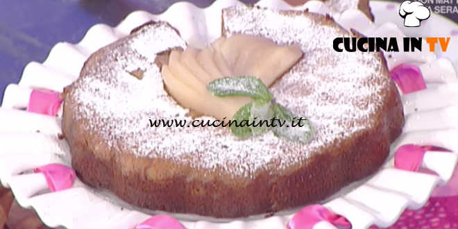 La Prova del Cuoco - Torta di pere e zenzero ricetta Anna Moroni