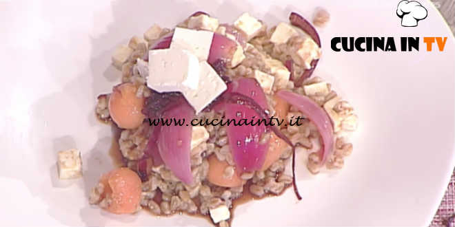 La Prova del Cuoco - Insalata di farro con melone feta e cipolle caramellate ricetta Ivano Ricchebono