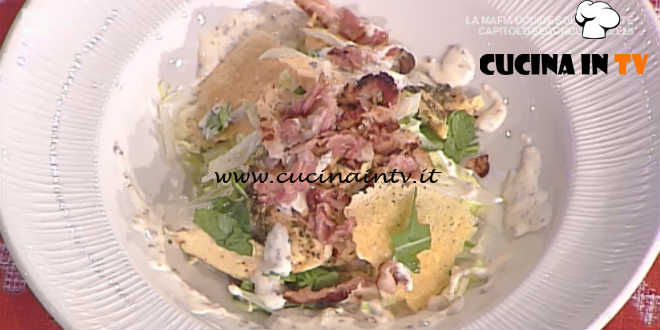 La Prova del Cuoco - Insalata di pollo con bacon e salsa allo yogurt ricetta Francesca Marsetti