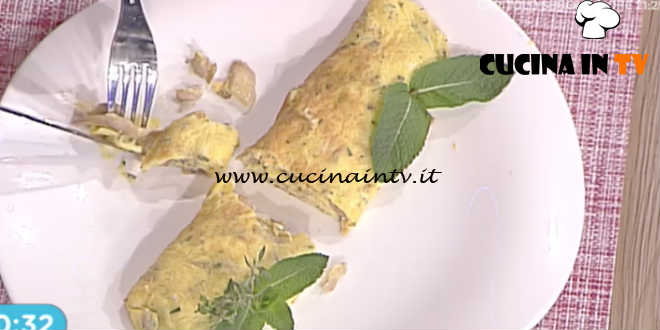 La Prova del Cuoco - Omelette alla menta con funghi ricetta Cristian Bertol