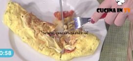 La Prova del Cuoco - Omelette al prezzemolo con pomodorini e prosciutto cotto ricetta Roberto Valbuzzi