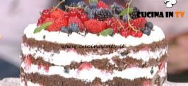 La Prova del Cuoco - Torta in padella Foresta nera con frutti di bosco ricetta Natalia Cattelani