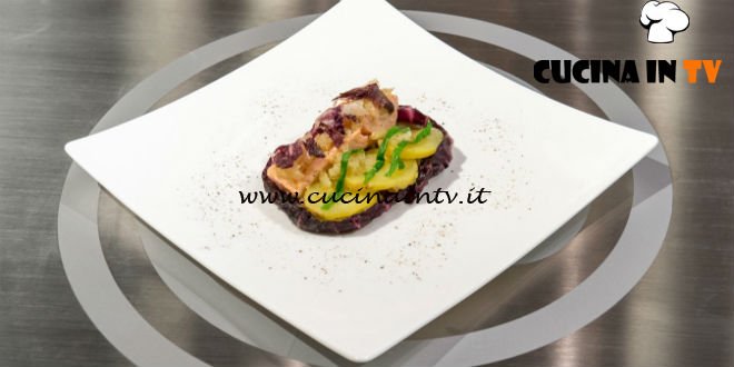 Masterchef Italia 7 - ricetta My first evolution da terra mare a pianeta rosso di Fabrizio Ferri