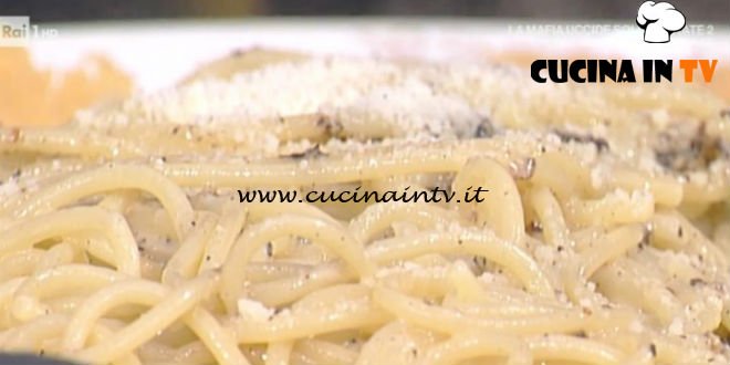 La Prova del Cuoco - Spaghetti cacio e pepe ricetta Anna Moroni